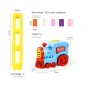Jucarie interactiva trenulet electric domino, 60 de piese