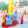 Jucarie interactiva trenulet electric domino, 60 de piese