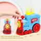 Jucarie interactiva trenulet electric domino, 60 de piese