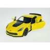 Macheta metalica Welly 1:34 Chevrolet 2017 Corvette Z06, Galben