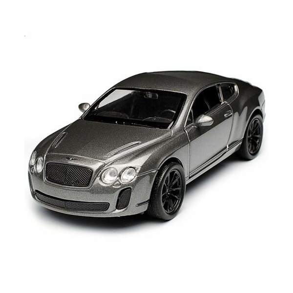 Macheta metalica Welly 1:34 Bentley Continental SuperSports, Gri