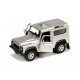 Macheta metalica Welly 1:34 Land Rover Defender, Gri