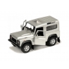 Macheta metalica Welly 1:34 Land Rover Defender, Gri