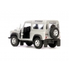 Macheta metalica Welly 1:34 Land Rover Defender, Gri