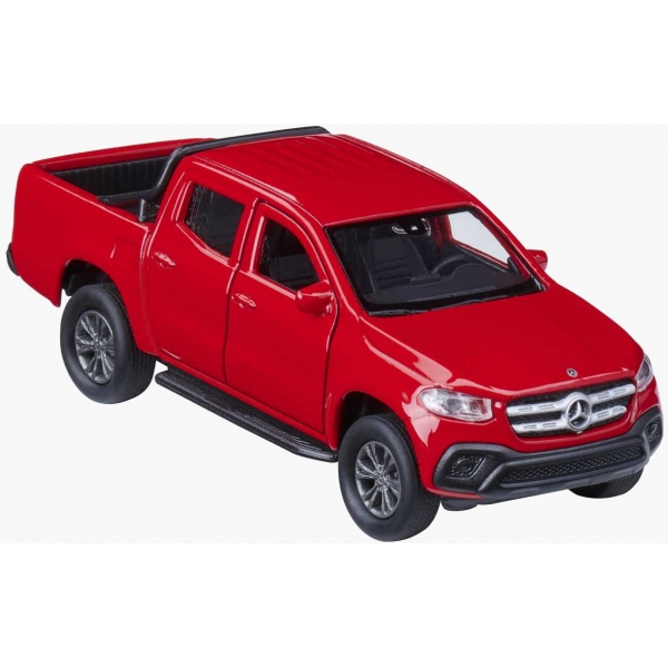 Macheta metalica Welly 1:34 Mercedes-Benz X-Class, Rosu