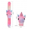 Jucarie de plus bratara unicorn cu accesorii, Roz, 21 cm