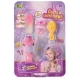 Jucarie de plus bratara unicorn cu accesorii, Roz, 21 cm