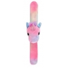 Jucarie de plus bratara unicorn cu accesorii, Roz, 21 cm