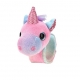 Jucarie de plus bratara unicorn cu accesorii, Roz, 21 cm