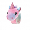 Jucarie de plus bratara unicorn cu accesorii, Roz, 21 cm