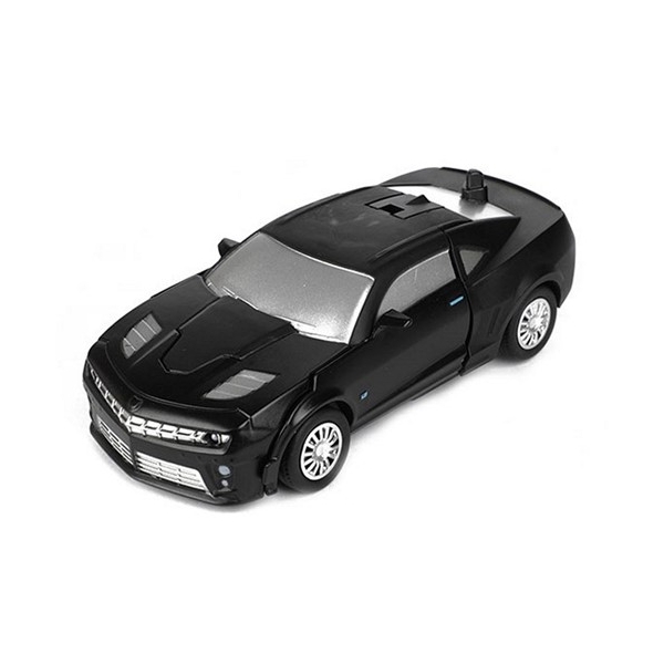 Robot transformabil masinuta Roboforces, Negru, 6x13 cm