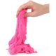 Nisip pufos si elastic pentru modelare Fluffy Cotton Sand, 300g, Roz, Toi-Toys