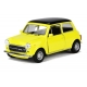 Macheta metalica Welly 1:34 Mini Cooper, Galben
