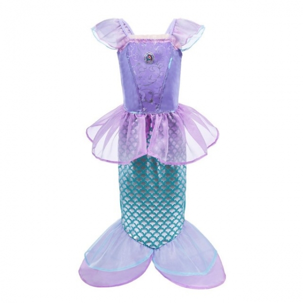 Rochita colorata pentru fetite Sirena, 7-9 ani