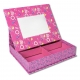 Cutie de bijuterii cu oglinda pentru machiaj Create It!