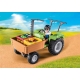 Playmobil - Tractor Cu Remorca Si Muncitor