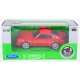 Macheta metalica Welly 1:34 Porsche 911 Turbo, Rosu, 12 cm