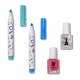 Set lacuri de unghii si markere pentru fetite Create It! Roz