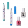 Set lacuri de unghii si markere pentru fetite Create It! Roz