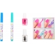 Set lacuri de unghii si markere pentru fetite Create It! Roz
