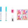 Set lacuri de unghii si markere pentru fetite Create It! Roz