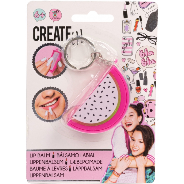 Balsam de buze breloc pentru fetite, Fructul Dragonului, Create It!