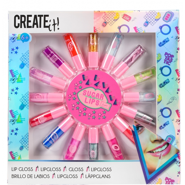 Set 16 lip gloss pentru fetite Create It!