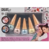 Set 5 oje in forma de inghetata pentru fetite Create It!