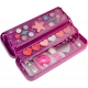 Cutie din metal cu 3 compartimente cu machiaj si accesorii pentru fetite Create It!