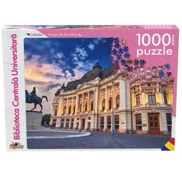 Puzzle Noriel - Peisaje din Romania - Biblioteca Centrala Universitara, 1000 Piese