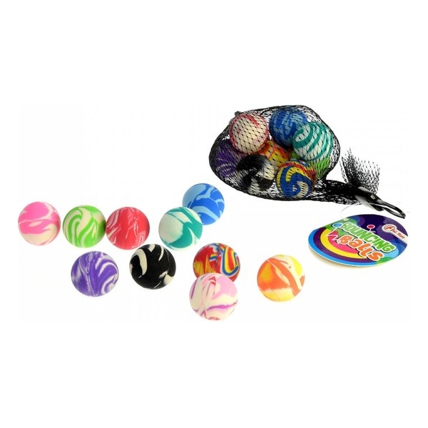 Set 10 mingi saritoare colorate, 2.3 cm