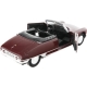 Macheta metalica Welly 1:34 Citroen DS 19 Cabriolet, Visiniu