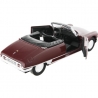 Macheta metalica Welly 1:34 Citroen DS 19 Cabriolet, Visiniu
