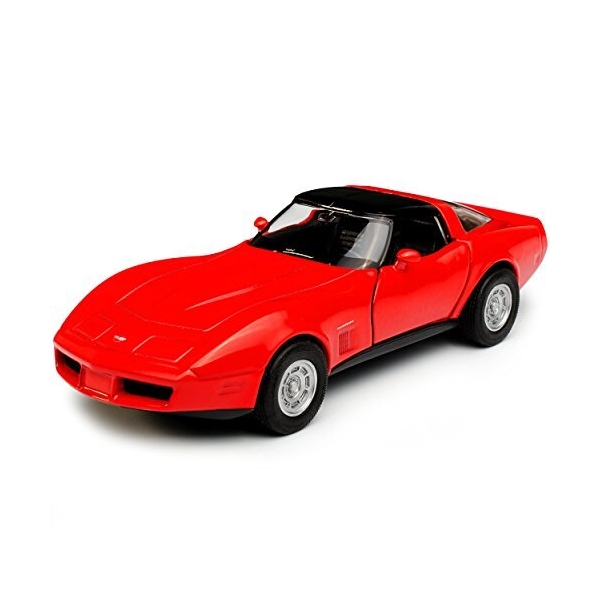 Macheta metalica Welly 1:34 Chevrolet 1982 Coupe, Rosu