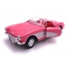 Macheta metalica Welly 1:34 Chevrolet 1957 Corvette, Roz