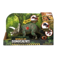 Jucarie interactiva dinozaur cu sunete, 16x24 cm, Toi-Toys
