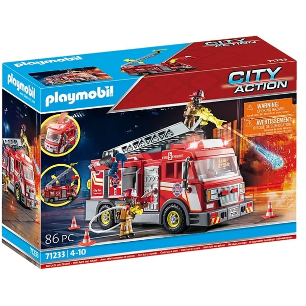 Playmobil - Camion De Pompieri Us