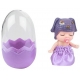 Jucarie figurina bebelus in ou surpriza, 8 cm, Mov, Toi-Toys