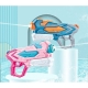 Set de 2 pistoale cu apa, Albastru si Roz, 4 duze, 900ml