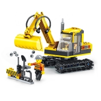 Set cuburi de constructie, Excavator, 264 piese