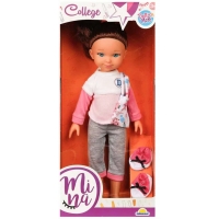 Papusa Mina la facultate, Dollz n More, 35 cm