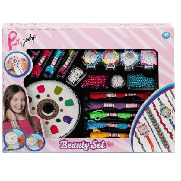 Set de creat bratari si ceasuri, Pretty Pinky