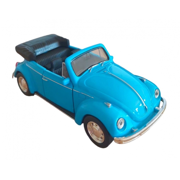 Macheta metalica Welly 1:34 Volkswagen Beetle, Albastru