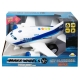 Jucarie interactiva Avion cu lumini si sunete, Maxx Wheels, 1:16