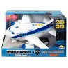 Jucarie interactiva Avion cu lumini si sunete, Maxx Wheels, 1:16