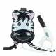 Pistol cu apa cu rezervor tip rucsac, bretele ajustabile, Zebra, 3 ani+