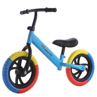Bicicleta fara pedale Balance Happy Baby cu roti din spuma, Albastru