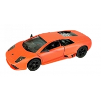 Macheta metalica 1:34 Lamborghini Murcielago, 12 cm, Portocaliu