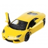 Macheta metalica 1:34 Lamborghini Aventador, 12 cm, Galben