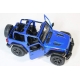Macheta metalica 1:34 Jeep Wrangler, 12 cm, Albastru